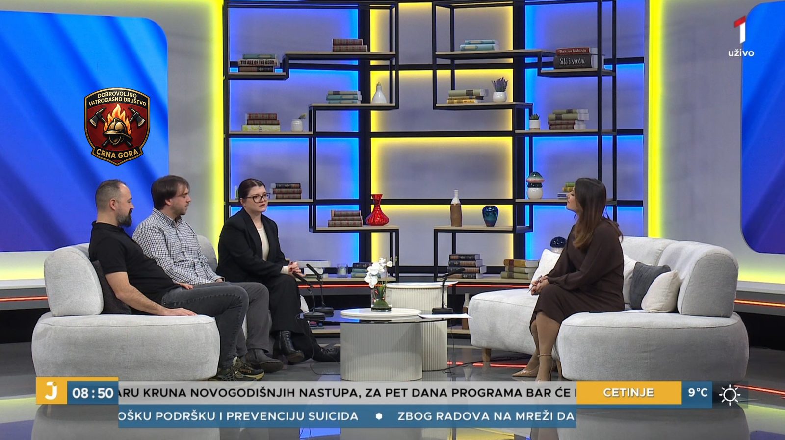 PREDSTAVLJEN RAD DVD CRNA GORA NA JUTARNJEM PROGRAMU RADIO I TELEVIZIJE CRNE GORE